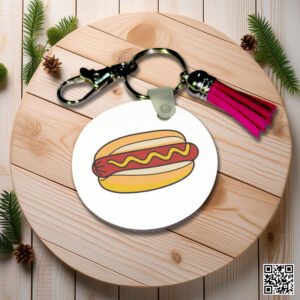 Hot Dog Key Ring – Fun and Lightweight Accessory