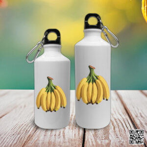 Banana Design Food Grade Aluminum Water Bottle