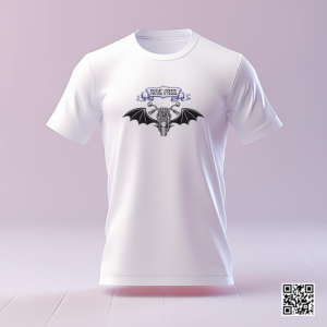 “Ride Free Bat Wing Motorcycle T-Shirt Design – Vintage Biker Graphic”
