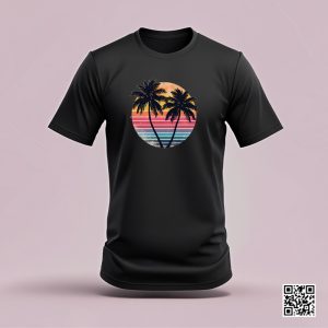 Palm Trees Sunset T-shirt | ShownArt